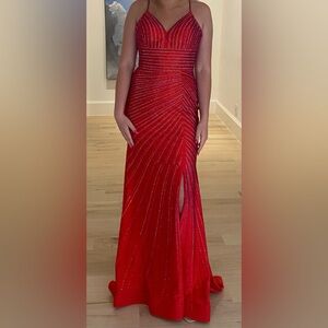 Sherri Hill Red Prom Dress